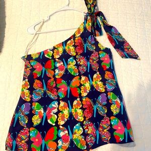 One shoulder Lilly Pulitzer top